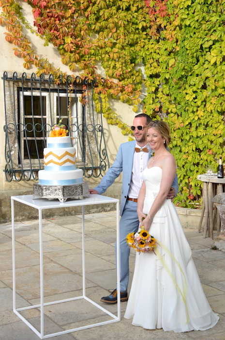 vintage orange wedding in the quinta